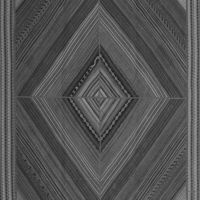 Serging Thickness of Machine Washable Abstract Gray Contemporary Rug, wshcon2644gry