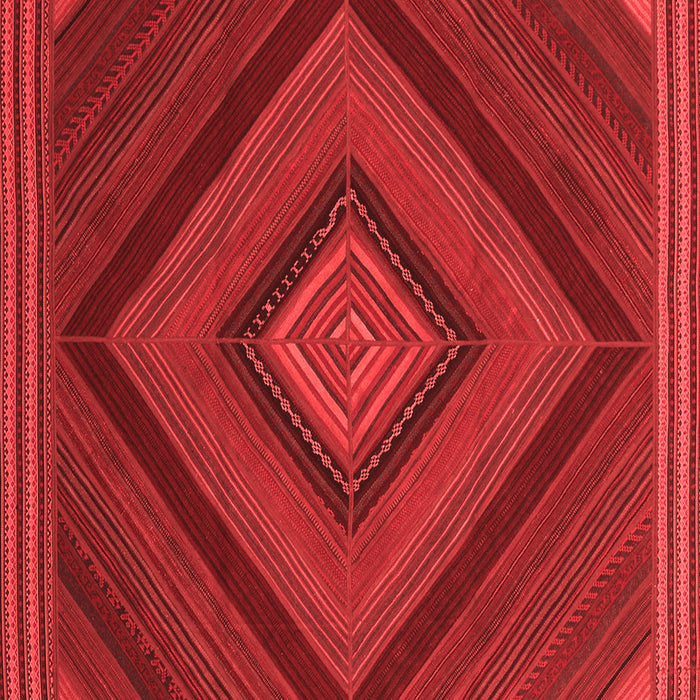 Machine Washable Abstract Red Contemporary Rug, wshcon2644red