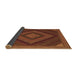 Sideview of Abstract Brown Contemporary Rug, con2644brn