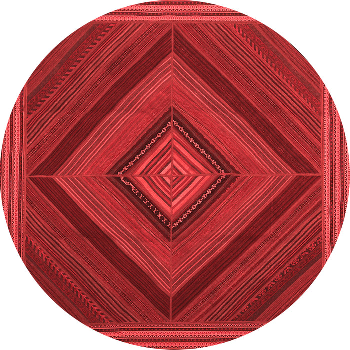 Machine Washable Abstract Red Contemporary Rug, wshcon2644red
