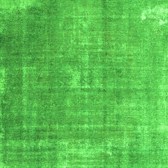 Abstract Green Contemporary Rug, con2645grn