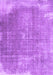 Machine Washable Abstract Purple Contemporary Area Rugs, wshcon2645pur