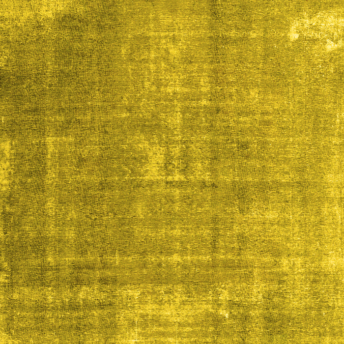Abstract Yellow Contemporary Rug, con2645yw