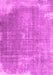 Machine Washable Abstract Pink Contemporary Rug, wshcon2645pnk