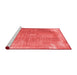 Contemporary Red Washable Rugs