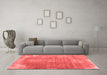 Contemporary Red Washable Rugs