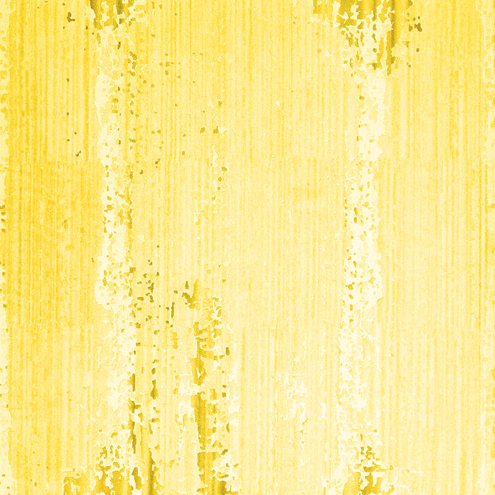 Square Solid Yellow Modern Rug, con2646yw