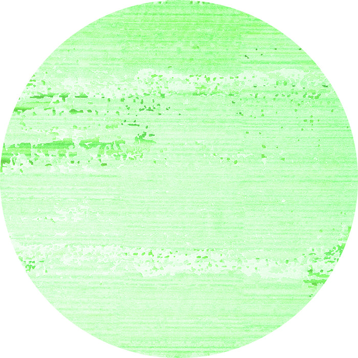 Machine Washable Solid Green Modern Area Rugs, wshcon2646grn