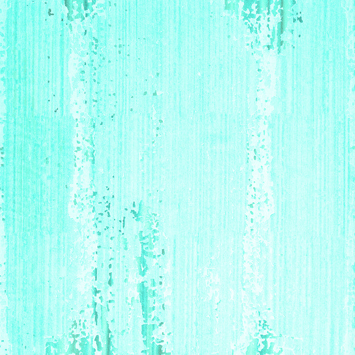 Square Solid Turquoise Modern Rug, con2646turq