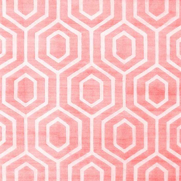 Abstract Red Contemporary Area Rugs