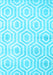 Machine Washable Abstract Light Blue Contemporary Rug, wshcon2647lblu