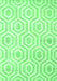 Machine Washable Abstract Emerald Green Contemporary Area Rugs, wshcon2647emgrn