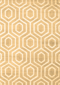 Abstract Brown Contemporary Rug, con2647brn