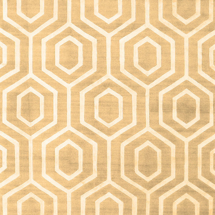 Abstract Brown Contemporary Rug, con2647brn