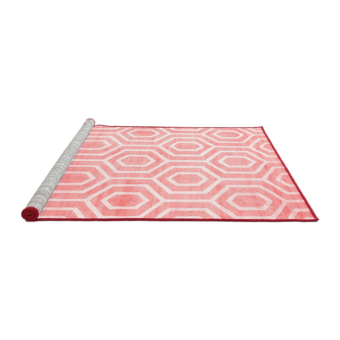 Contemporary Red Washable Rugs