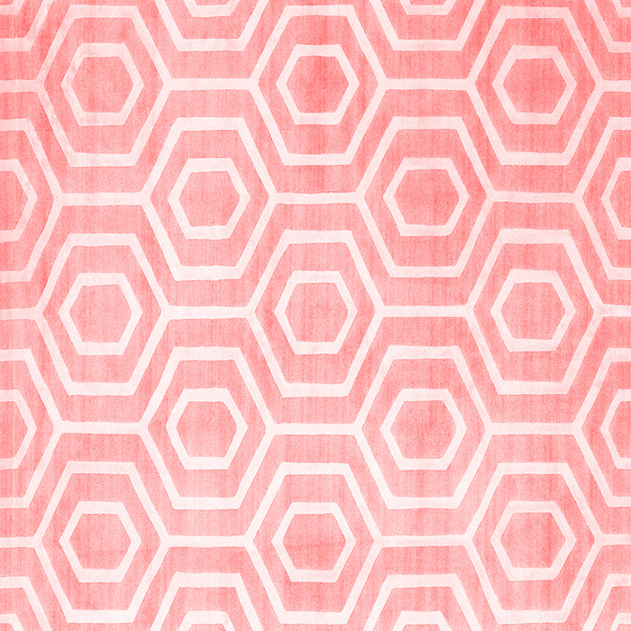 Abstract Red Contemporary Rug, con2647red