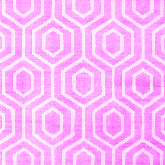 Machine Washable Abstract Pink Contemporary Rug, wshcon2647pnk