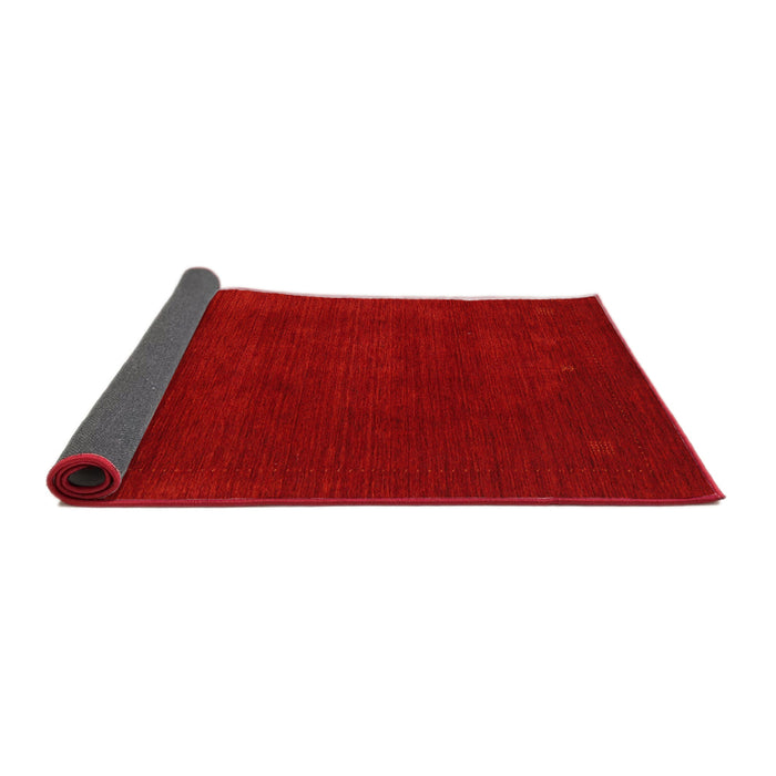 Thickness of Contemporary Neon Red Modern Rug, con2648