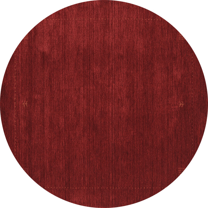 Round Machine Washable Abstract Brown Contemporary Rug, wshcon2648brn