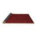 Sideview of Abstract Brown Contemporary Rug, con2648brn