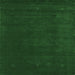 Square Abstract Emerald Green Contemporary Rug, con2648emgrn