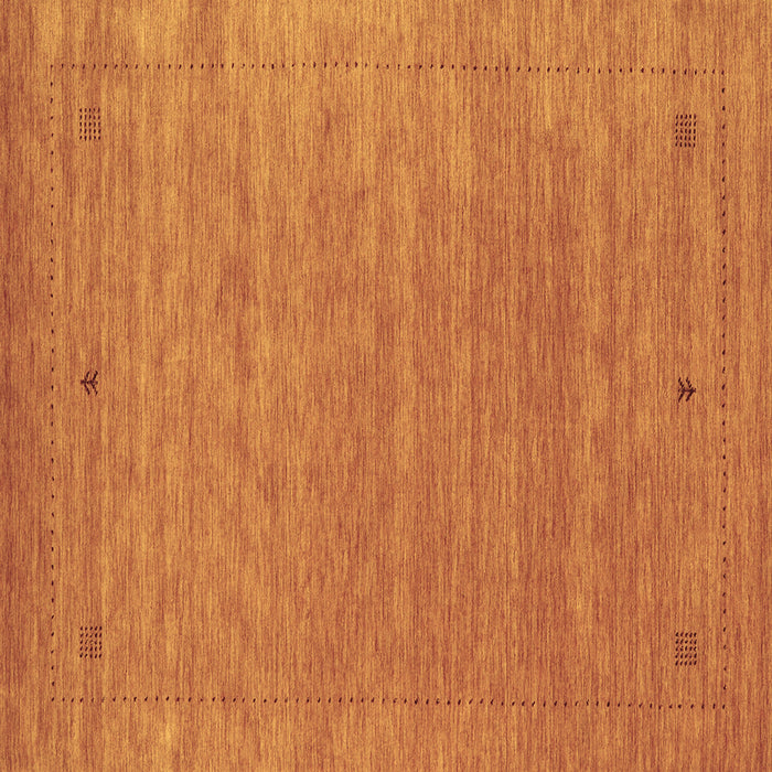 Square Machine Washable Abstract Brown Contemporary Rug, wshcon2649brn
