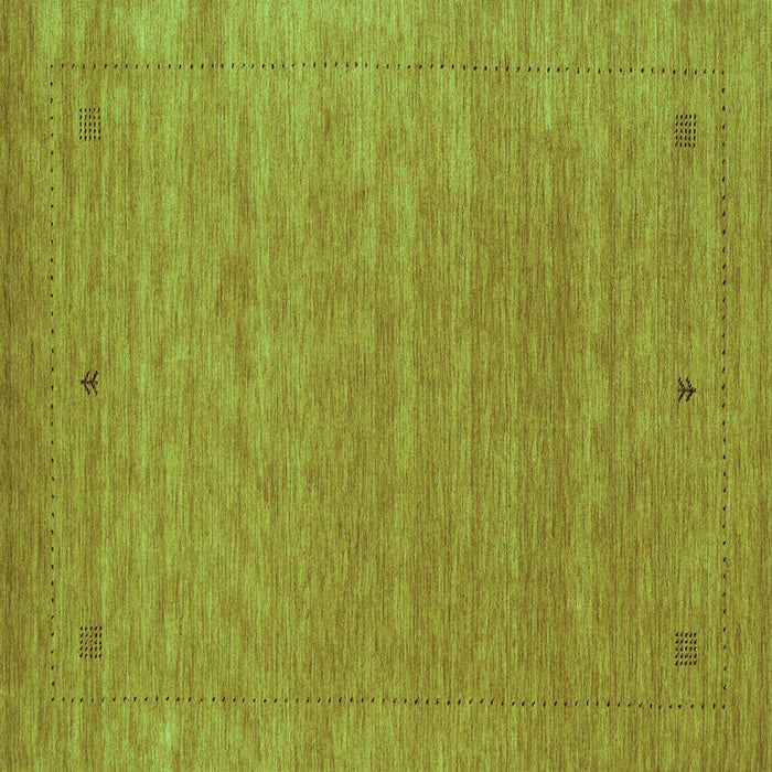 Square Abstract Turquoise Contemporary Rug, con2649turq