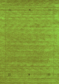 Abstract Green Contemporary Rug, con2649grn