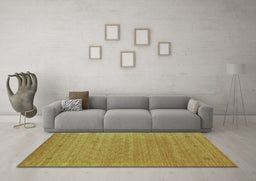 Machine Washable Abstract Light Blue Contemporary Rug in a Living Room, wshcon2649lblu