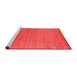 Contemporary Red Washable Rugs