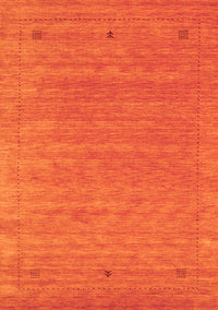 Abstract Orange Contemporary Rug, con2649org