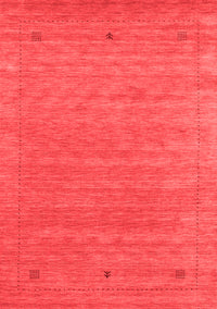 Abstract Red Contemporary Rug, con2649red