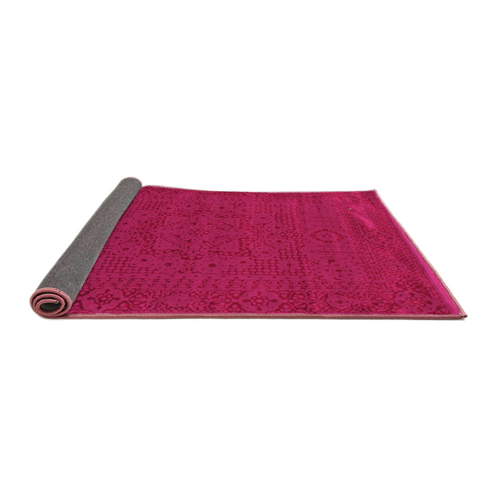 Sideview of Abstract Pink Contemporary Rug, con264pnk