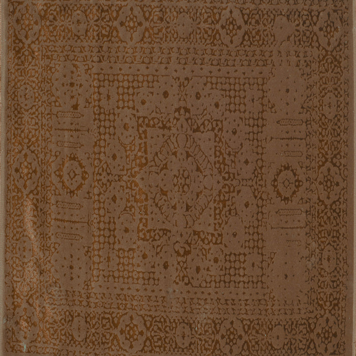 Square Abstract Turquoise Contemporary Rug, con264turq