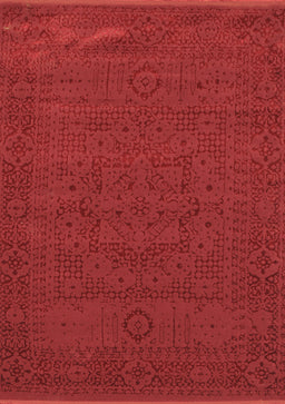Abstract Brown Contemporary Rug, con264brn