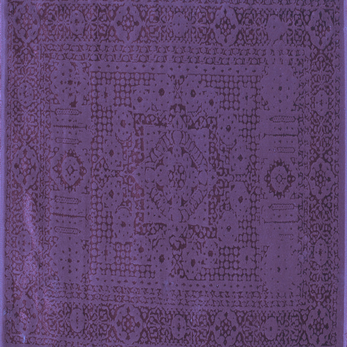 Square Machine Washable Abstract Blue Contemporary Rug, wshcon264blu