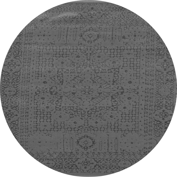 Square Abstract Gray Contemporary Rug, con264gry