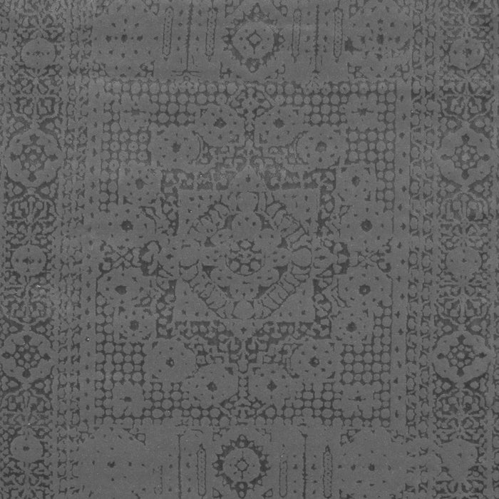 Serging Thickness of Machine Washable Abstract Gray Contemporary Rug, wshcon264gry