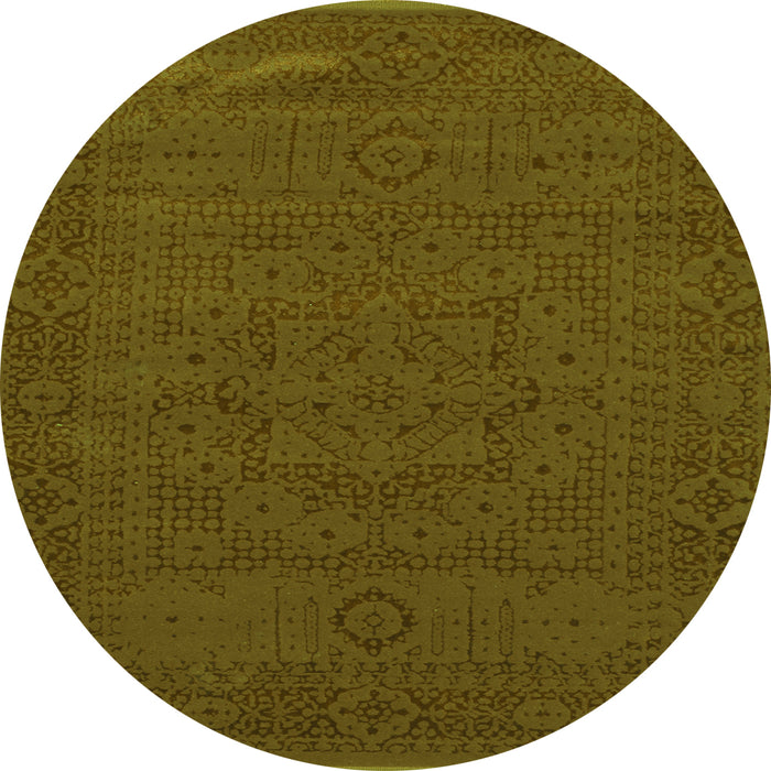 Machine Washable Abstract Green Contemporary Area Rugs, wshcon264grn