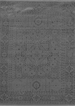 Abstract Gray Contemporary Rug, con264gry