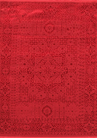 Abstract Red Contemporary Rug, con264red