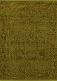 Abstract Green Contemporary Rug, con264grn