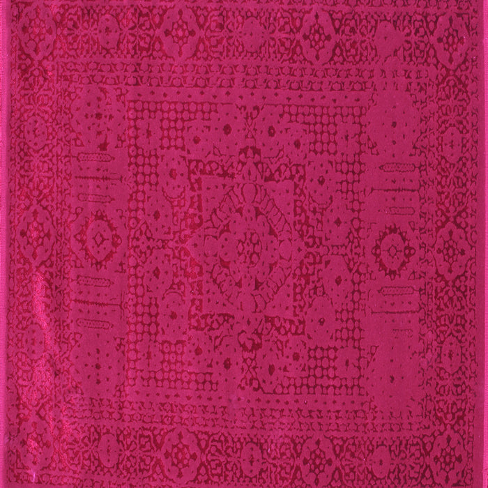 Square Abstract Pink Contemporary Rug, con264pnk