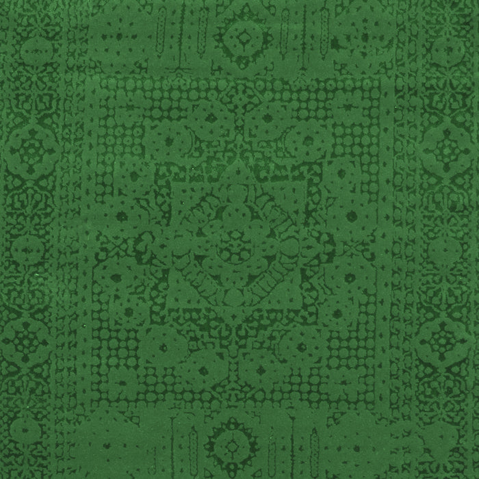 Abstract Emerald Green Contemporary Rug, con264emgrn