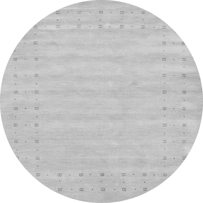 Machine Washable Solid Gray Modern Rug, wshcon2650gry