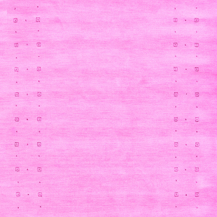 Machine Washable Solid Pink Modern Rug, wshcon2650pnk