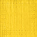 Square Solid Yellow Modern Rug, con2650yw