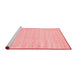 Modern Red Washable Rugs