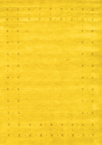 Solid Yellow Modern Rug, con2650yw