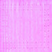 Square Machine Washable Solid Purple Modern Area Rugs, wshcon2650pur
